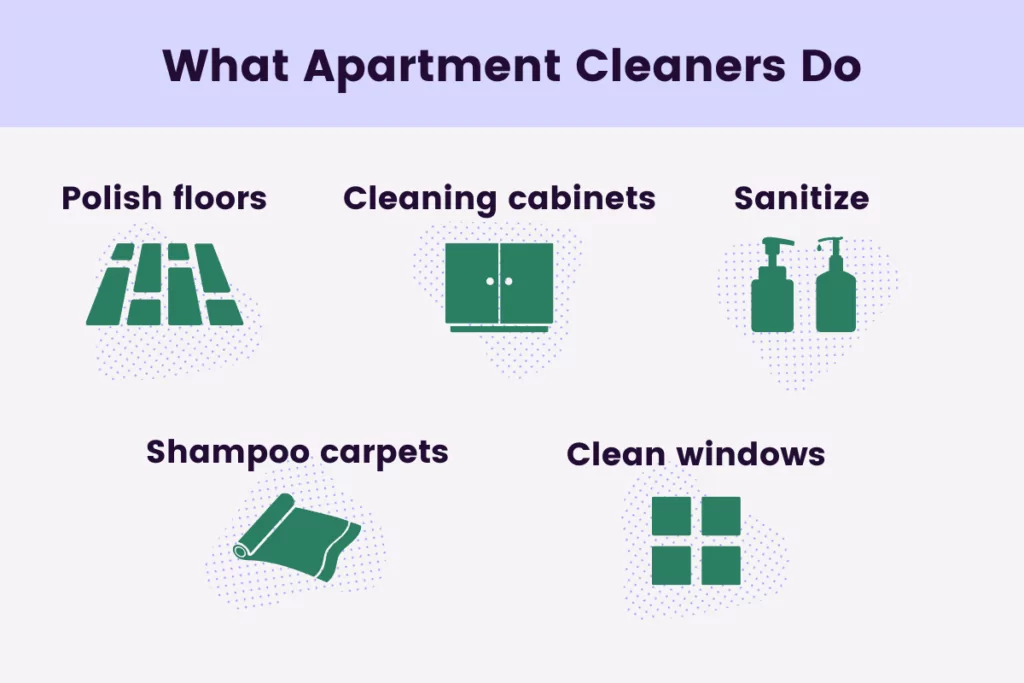 what apartment cleaners do
