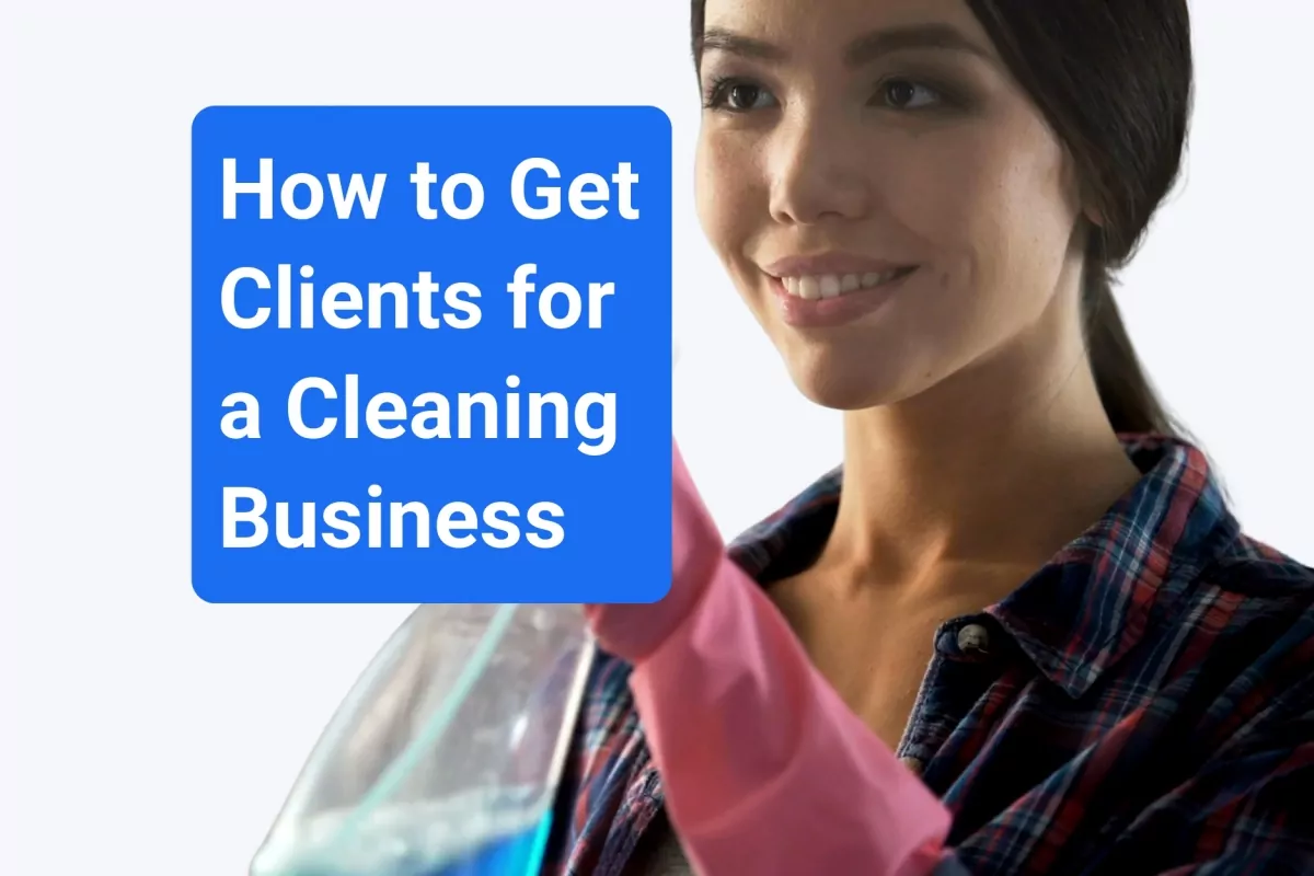 getting clients for a cleaning business