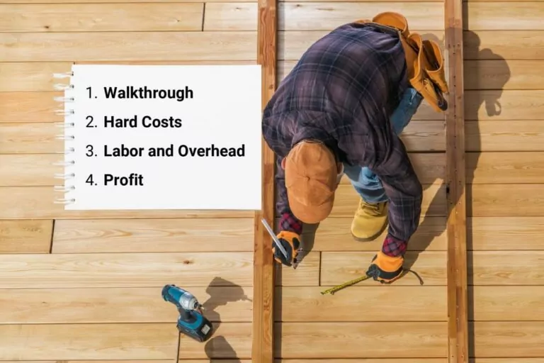 How to Bid a Deck Job Accurately without Losing Money